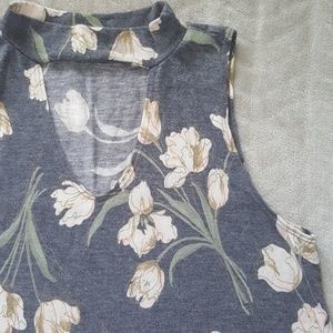 ***SOLD*** Choker Neck Tank Top